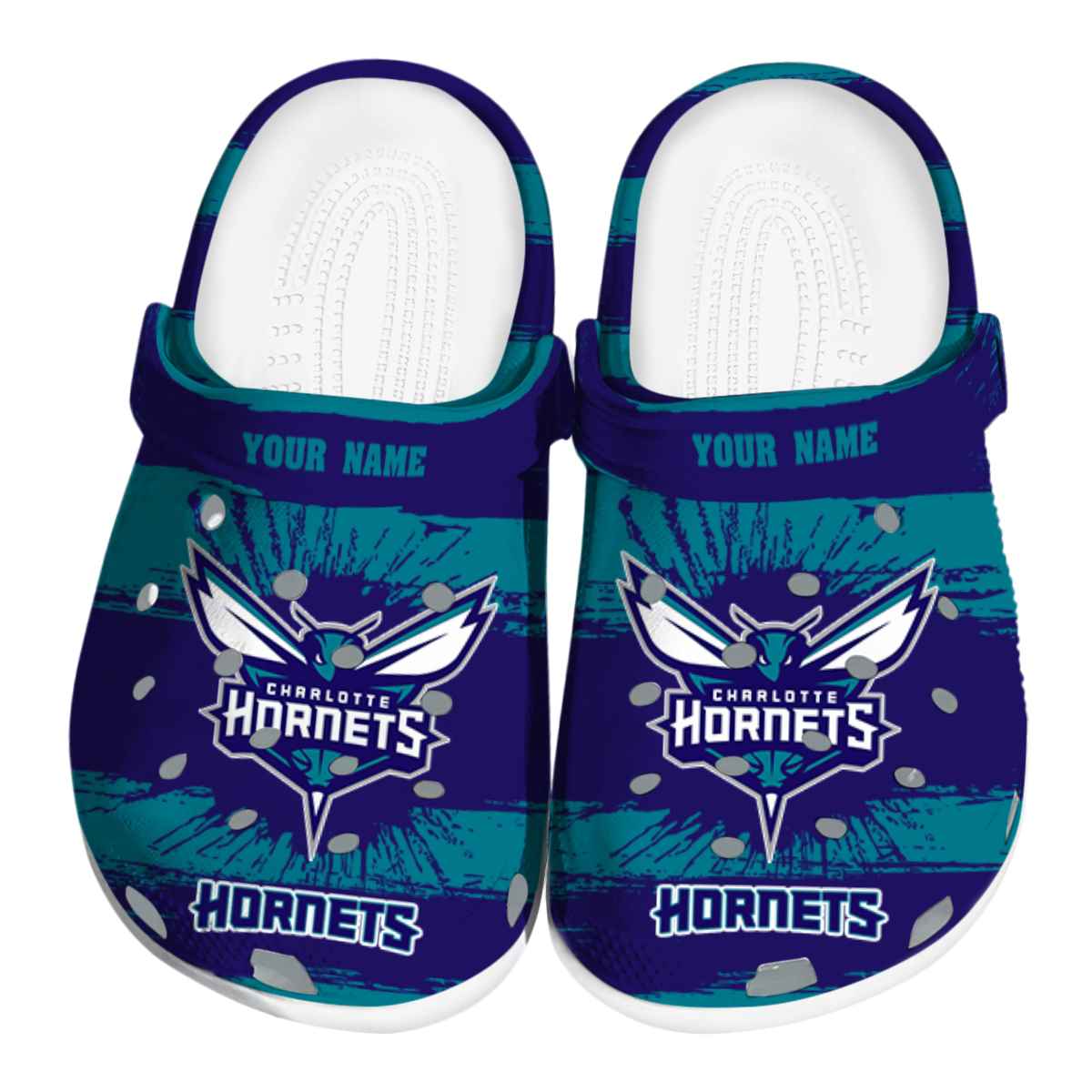footwearmerch charlotte hornets nba sport crocs crocband clogs shoes comfortable for men women and kids qan2h