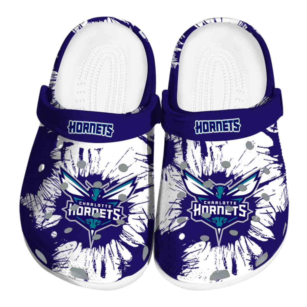 footwearmerch charlotte hornets nba sport crocs crocband clogs shoes comfortable for men women and kids srmuk