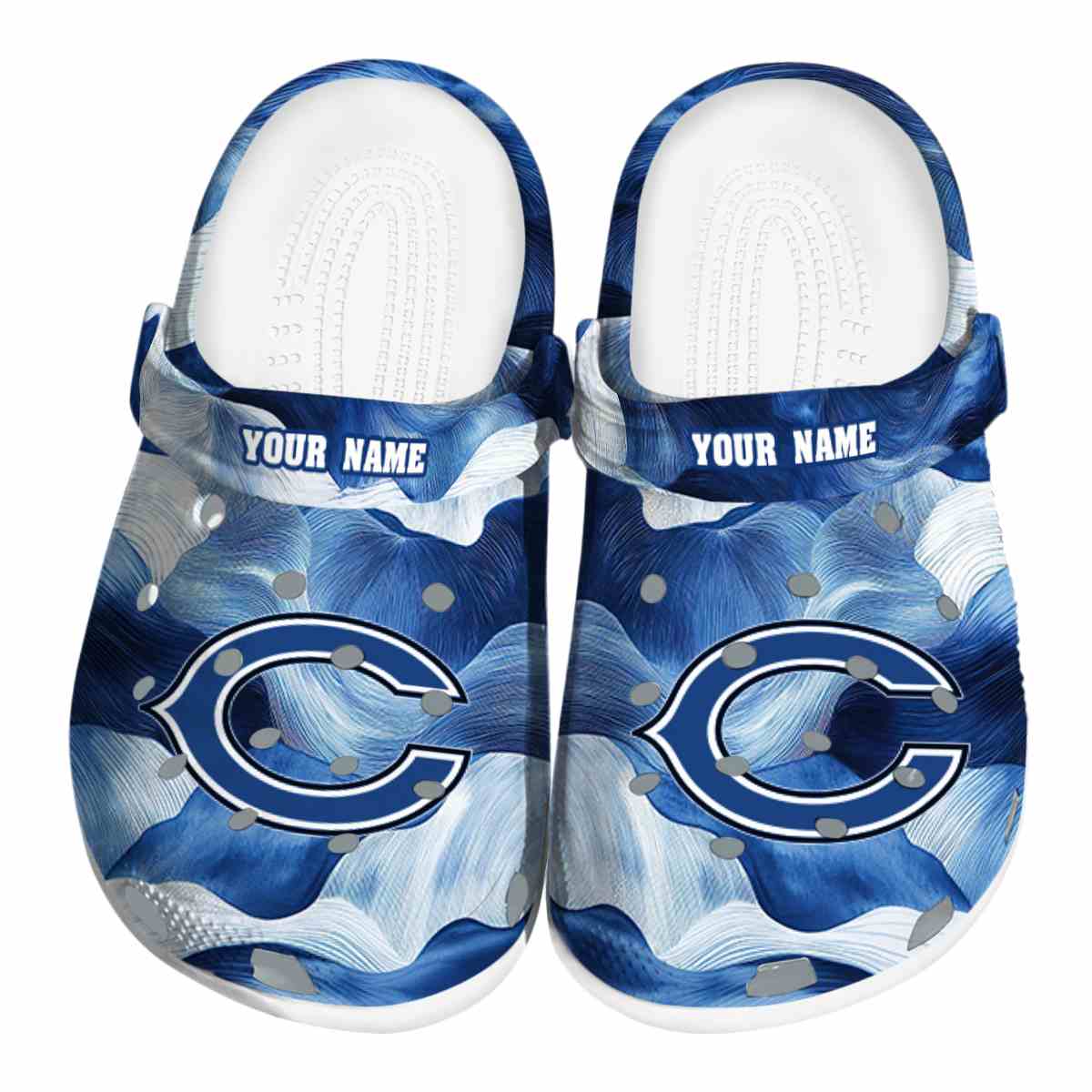 footwearmerch chicago bears nfl sport crocs crocband clogs shoes comfortable for men women and kids 1rvyk