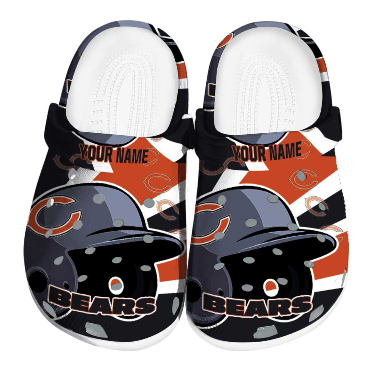 footwearmerch chicago bears nfl sport crocs crocband clogs shoes comfortable for men women and kids 6jkh3