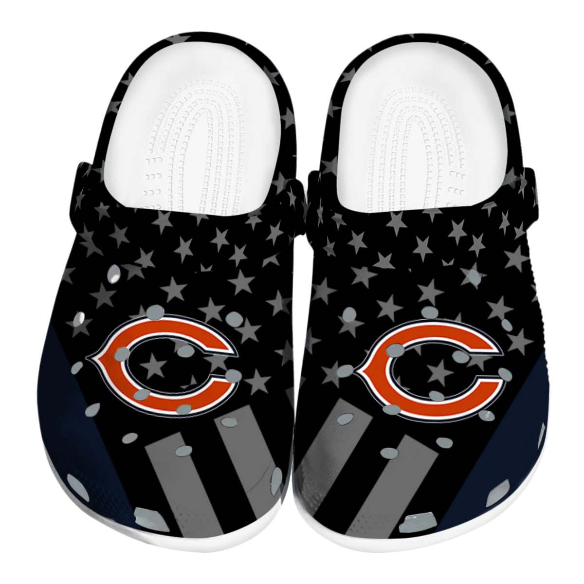 footwearmerch chicago bears nfl sport crocs crocband clogs shoes comfortable for men women and kids 76qks