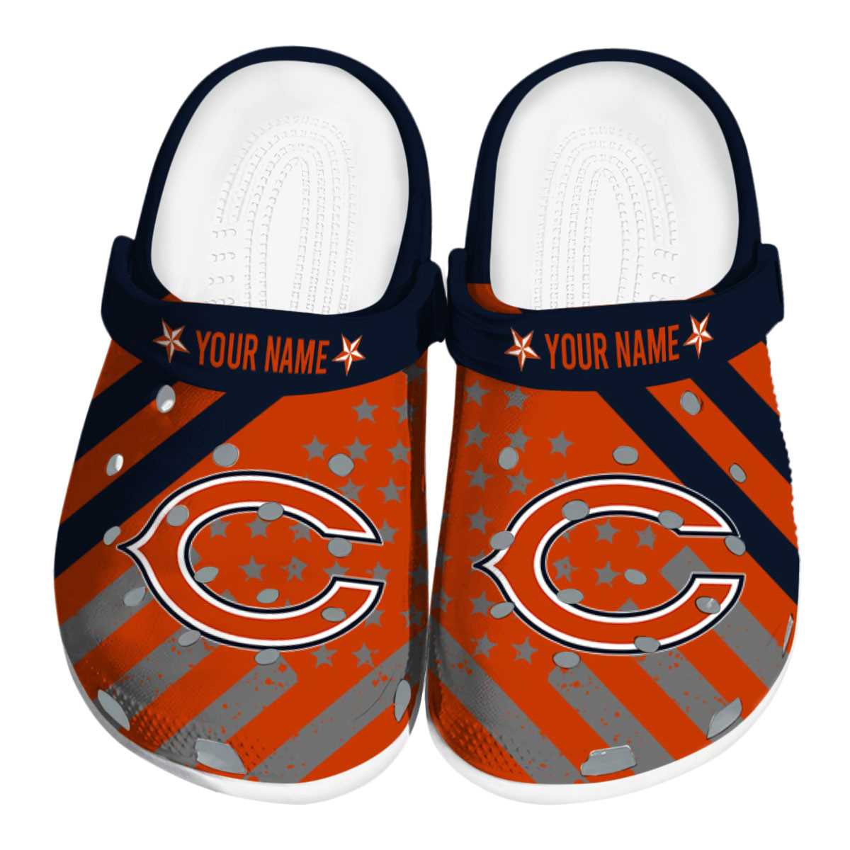 footwearmerch chicago bears nfl sport crocs crocband clogs shoes comfortable for men women and kids 8jypn