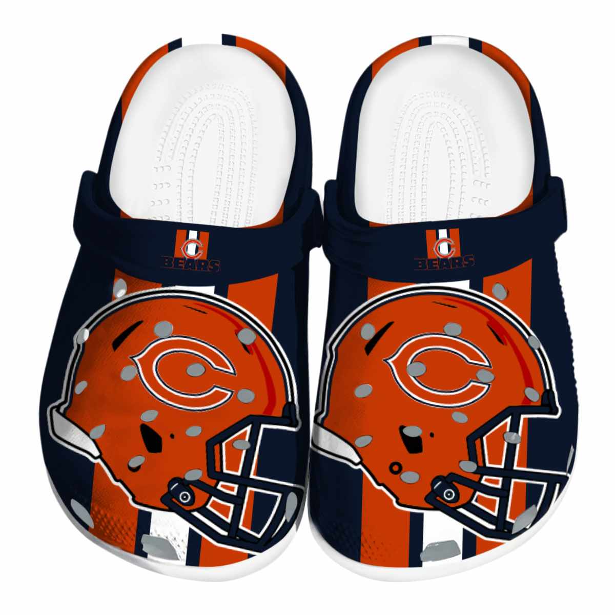 footwearmerch chicago bears nfl sport crocs crocband clogs shoes comfortable for men women and kids cu3wm