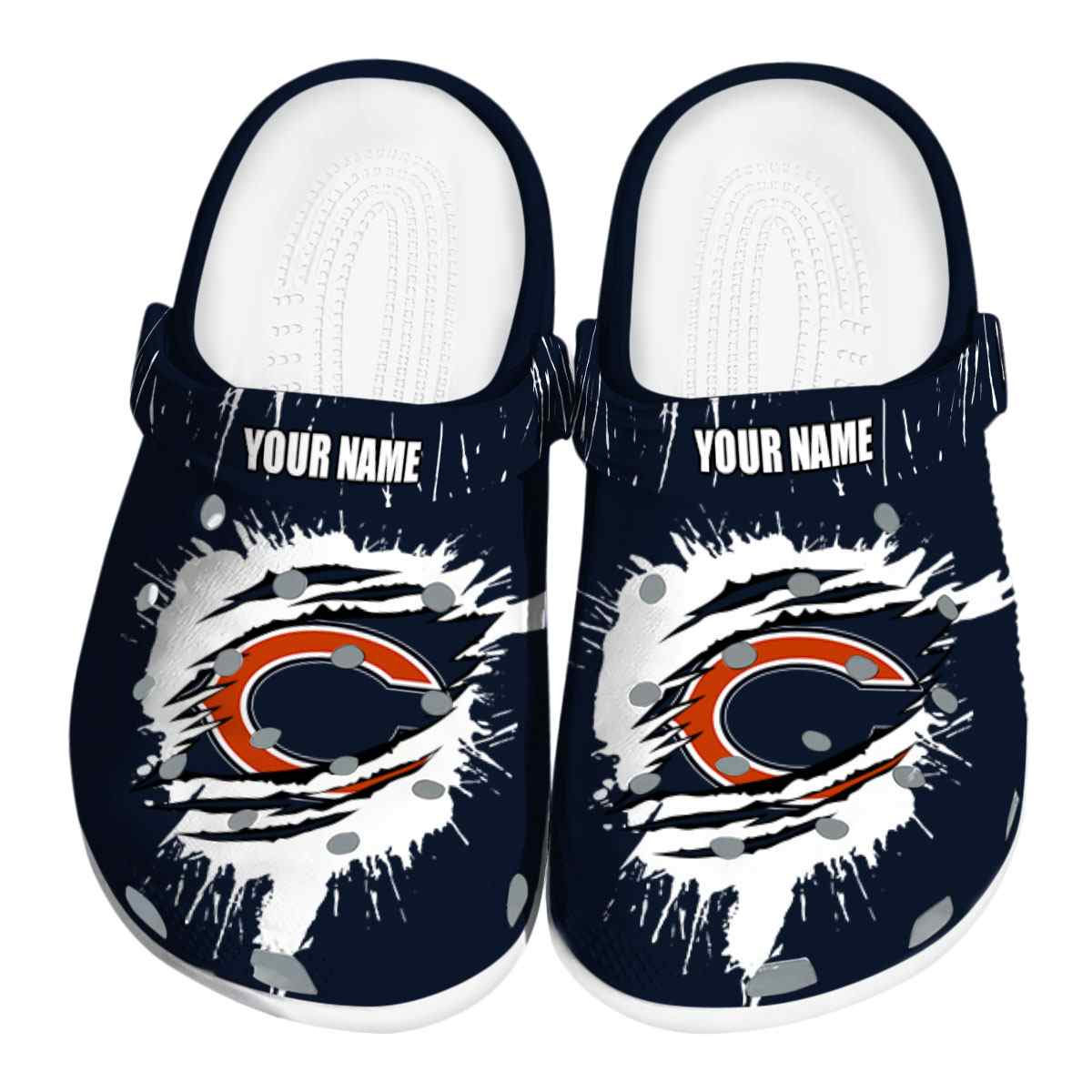 footwearmerch chicago bears nfl sport crocs crocband clogs shoes comfortable for men women and kids dpna6