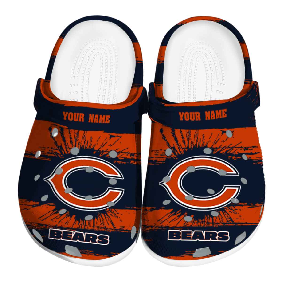 footwearmerch chicago bears nfl sport crocs crocband clogs shoes comfortable for men women and kids hi7n4