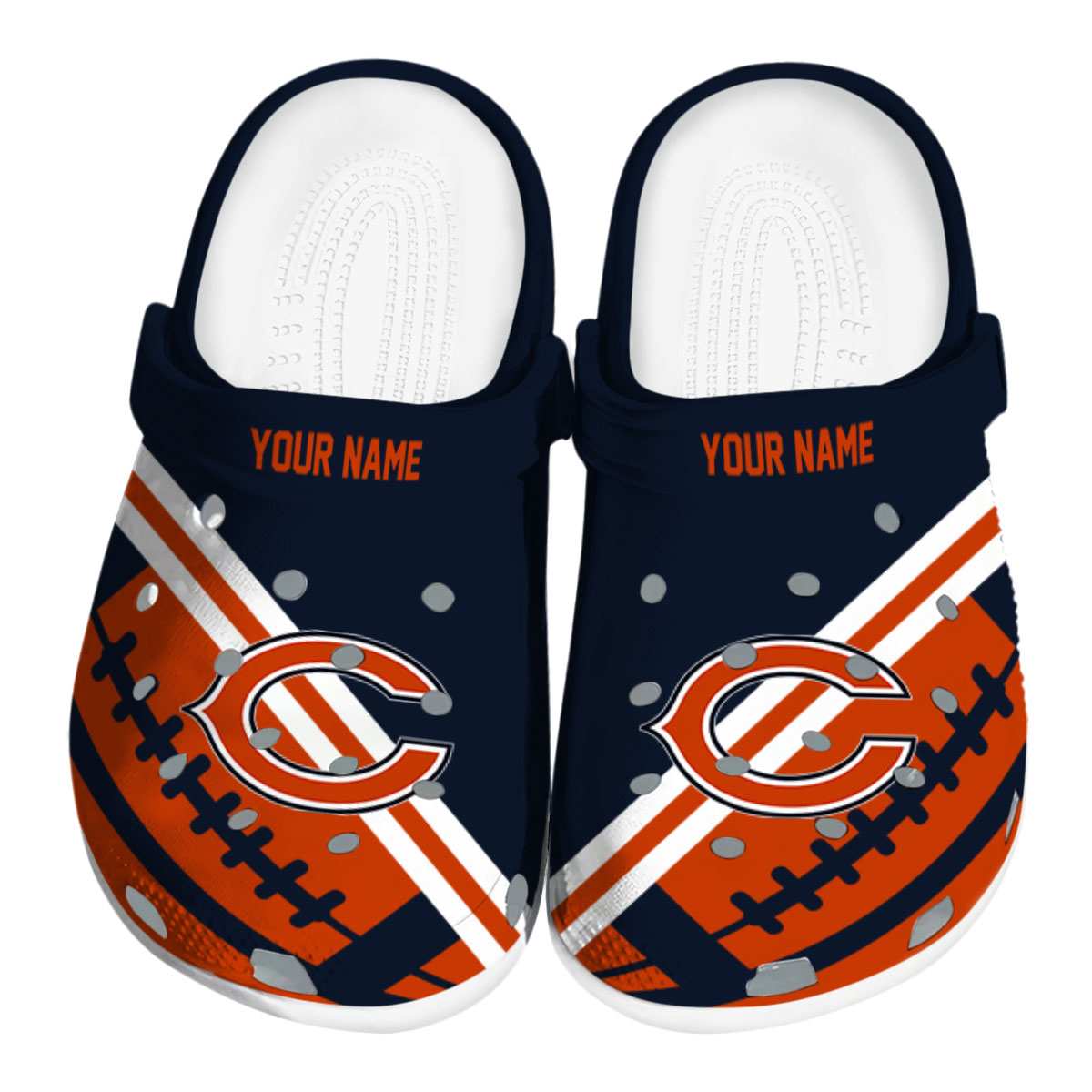 footwearmerch chicago bears nfl sport crocs crocband clogs shoes comfortable for men women and kids k4eby