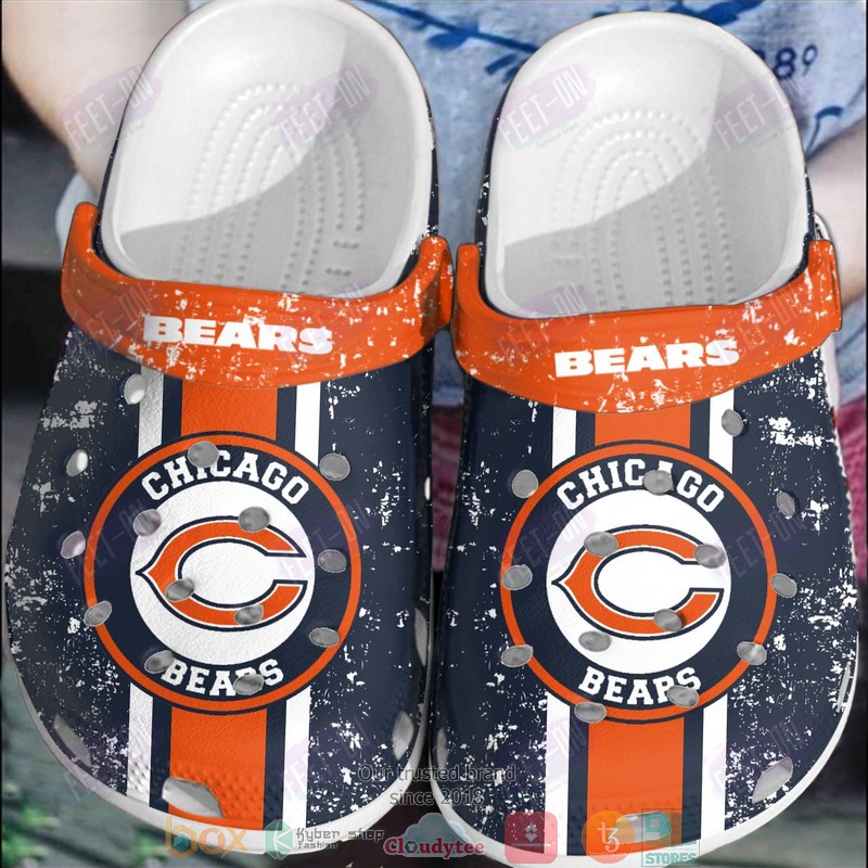 footwearmerch chicago bears nfl sport crocs crocband clogs shoes comfortable for men women and kids ngypa