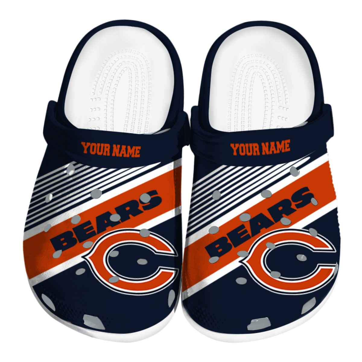footwearmerch chicago bears nfl sport crocs crocband clogs shoes comfortable for men women and kids q8gzh