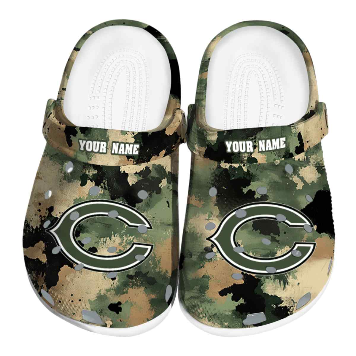 footwearmerch chicago bears nfl sport crocs crocband clogs shoes comfortable for men women and kids rxdgk
