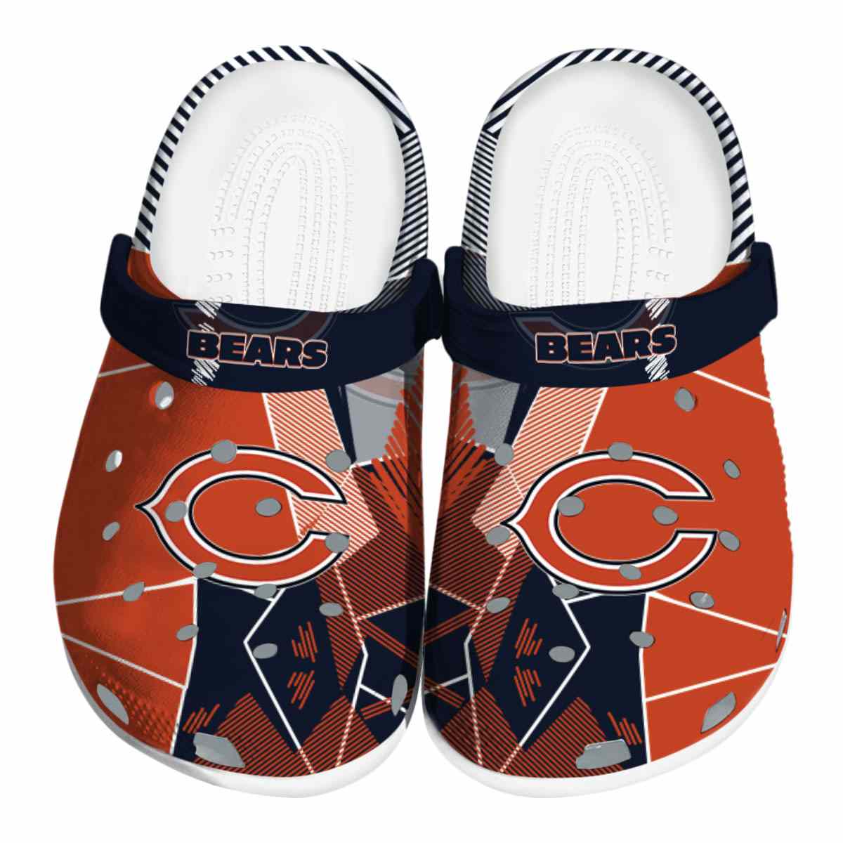footwearmerch chicago bears nfl sport crocs crocband clogs shoes comfortable for men women and kids z21pt