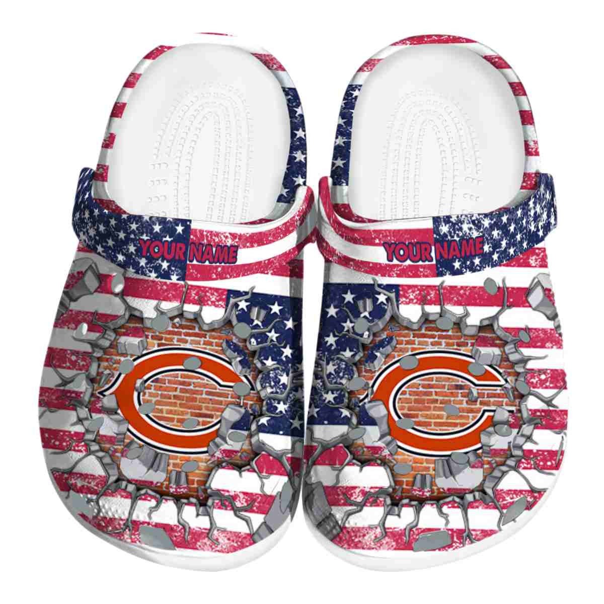 footwearmerch chicago bears nfl sport crocs crocband clogs shoes comfortable for men women and kids zvtk2