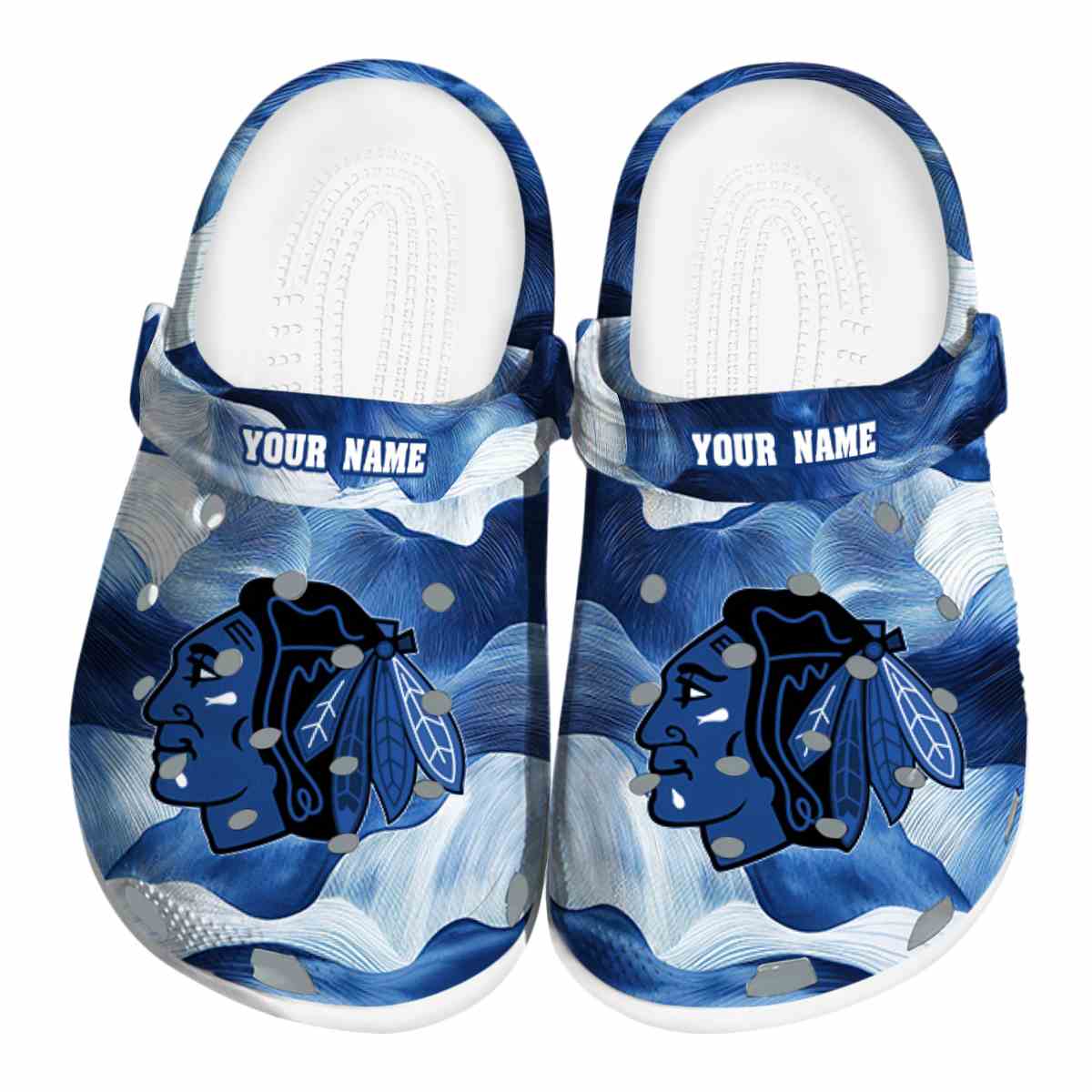 footwearmerch chicago blackhawks nhl sport crocs crocband clogs shoes comfortable for men women and kids 5vdbp