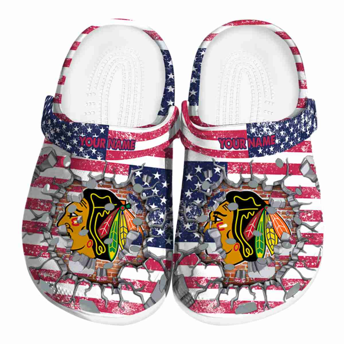 footwearmerch chicago blackhawks nhl sport crocs crocband clogs shoes comfortable for men women and kids tacek