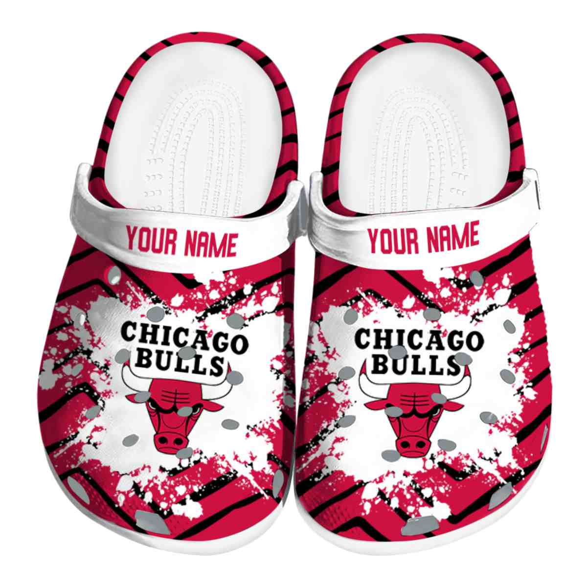 footwearmerch chicago bulls nba sport crocs crocband clogs shoes comfortable for men women and kids guwlq