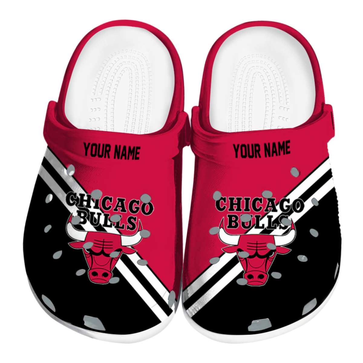 footwearmerch chicago bulls nba sport crocs crocband clogs shoes comfortable for men women and kids kocwj