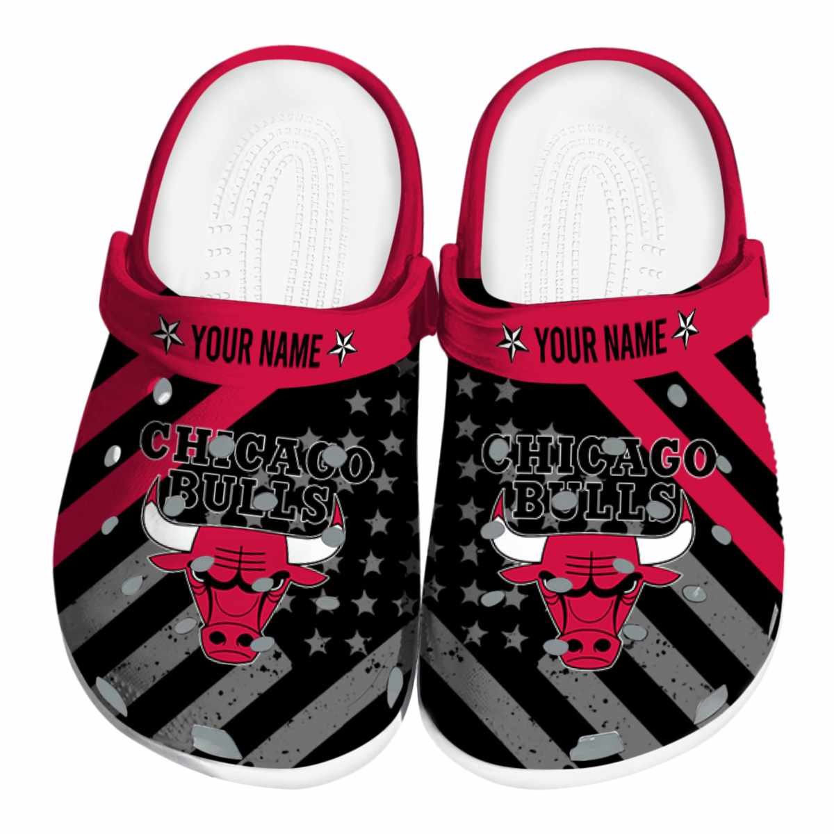 footwearmerch chicago bulls nba sport crocs crocband clogs shoes comfortable for men women and kids n6hwt