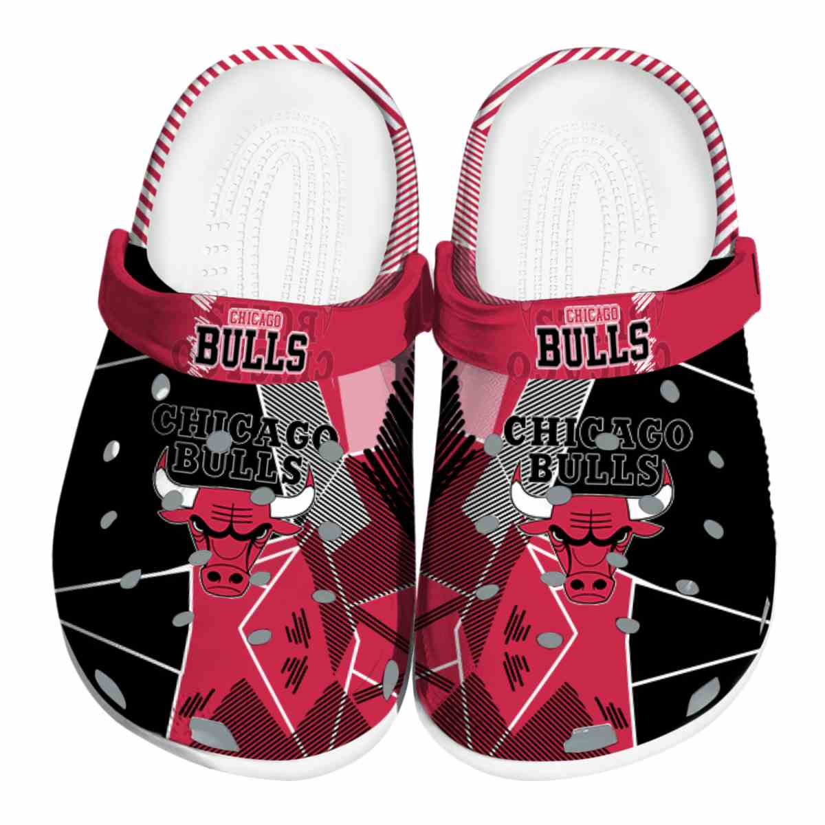 footwearmerch chicago bulls nba sport crocs crocband clogs shoes comfortable for men women and kids y2nig