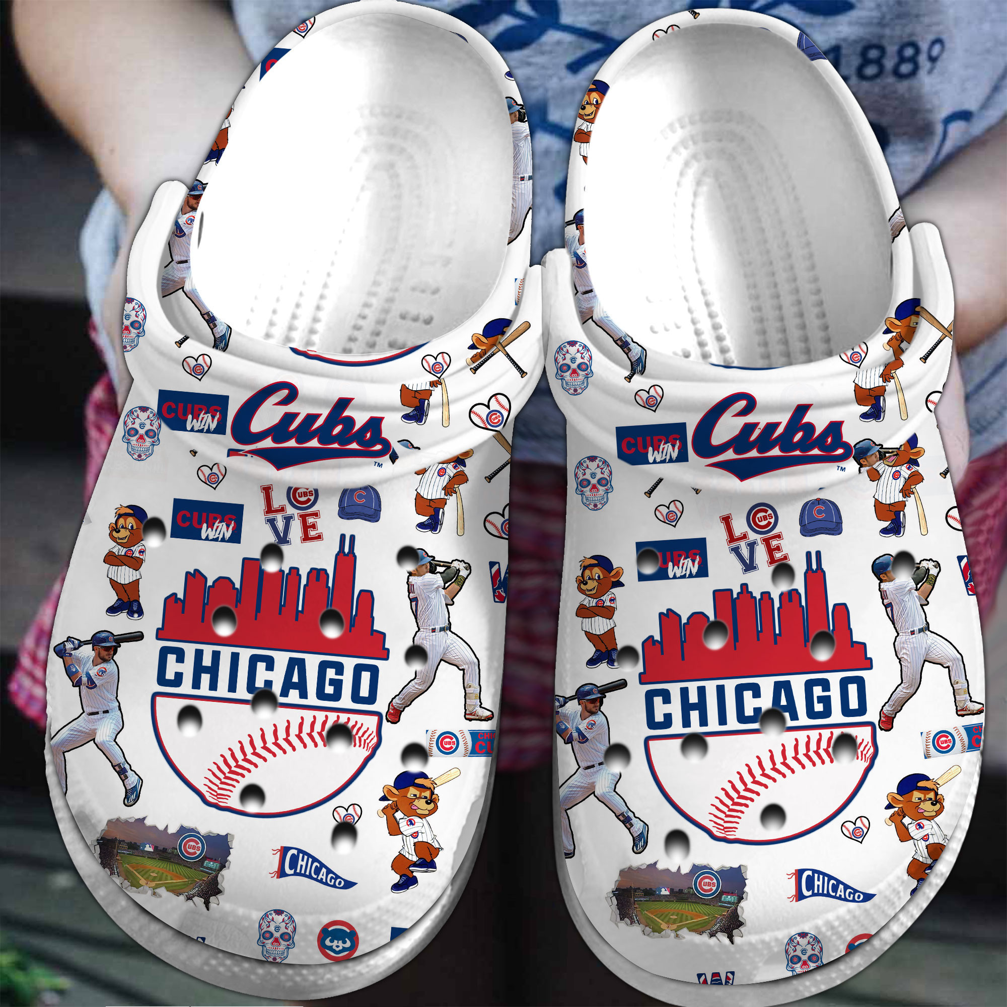 footwearmerch chicago cubs mlb sport crocs crocband clogs shoes comfortable for men women and kids 1z3pw