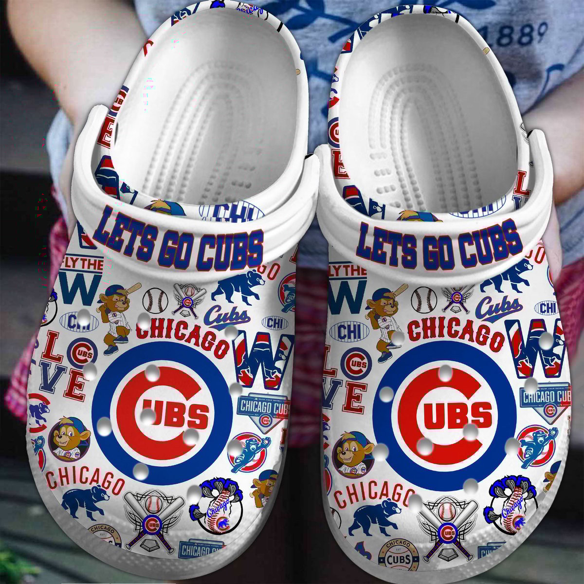 footwearmerch chicago cubs mlb sport crocs crocband clogs shoes comfortable for men women and kids 4gojk