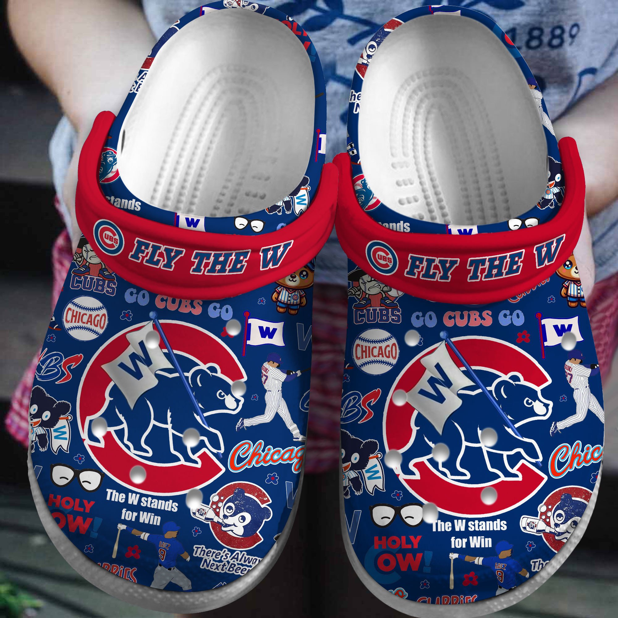 footwearmerch chicago cubs mlb sport crocs crocband clogs shoes comfortable for men women and kids jtugk