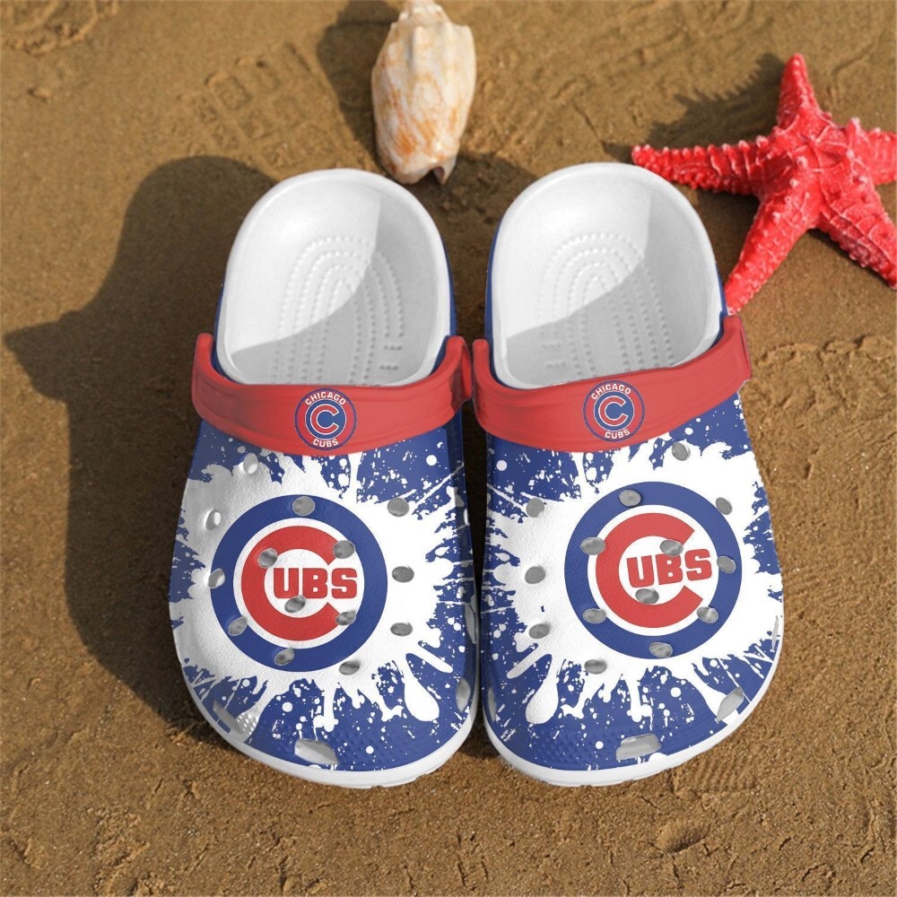 footwearmerch chicago cubs mlb sport crocs crocband clogs shoes comfortable for men women and kids lq3mm