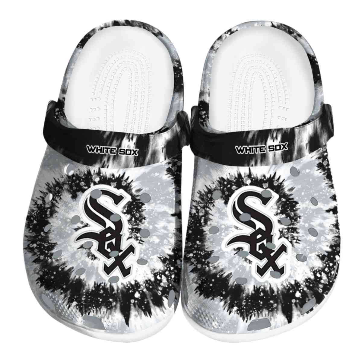 footwearmerch chicago white sox mlb sport crocs crocband clogs shoes comfortable for men women and kids 8m5p4