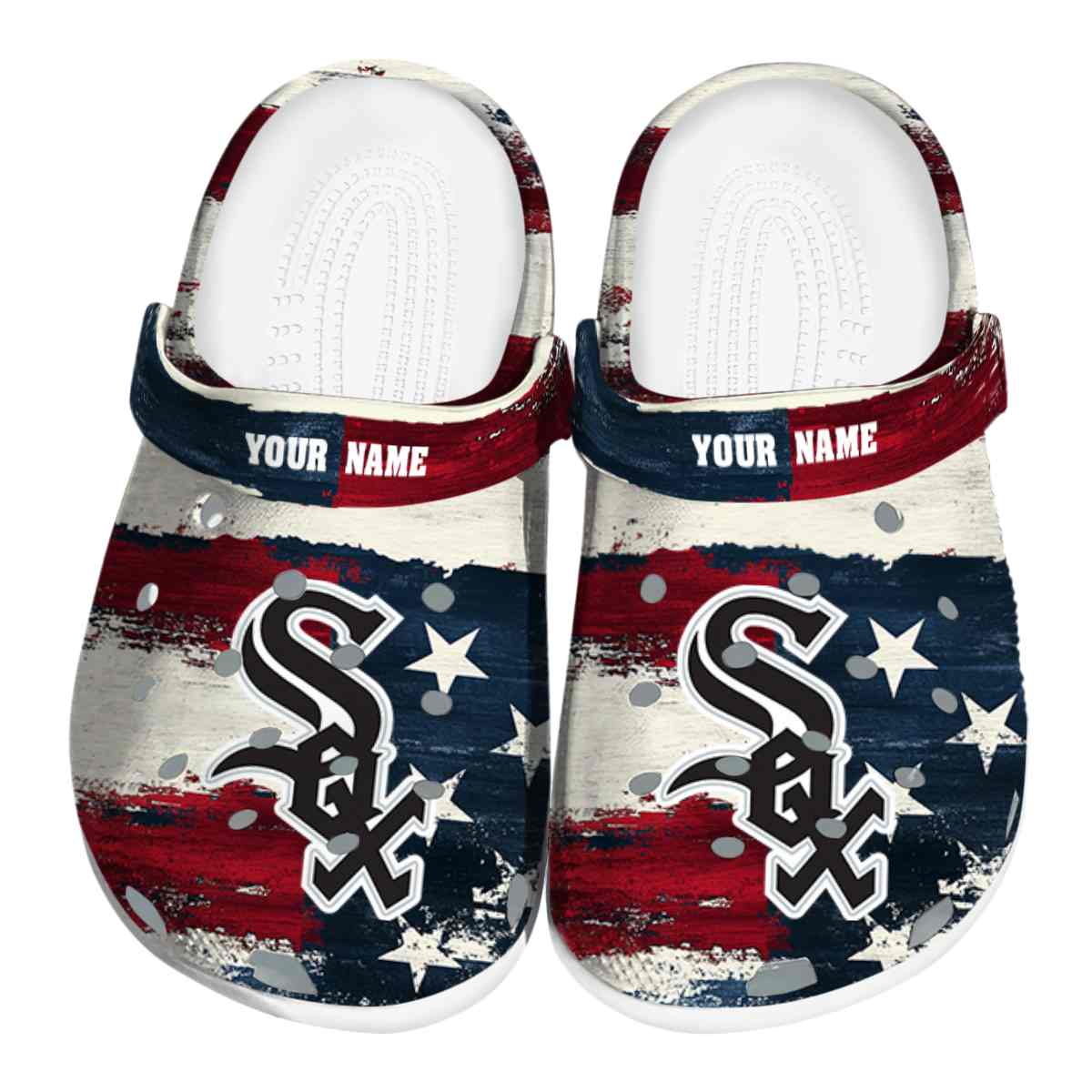 footwearmerch chicago white sox mlb sport crocs crocband clogs shoes comfortable for men women and kids djzmr