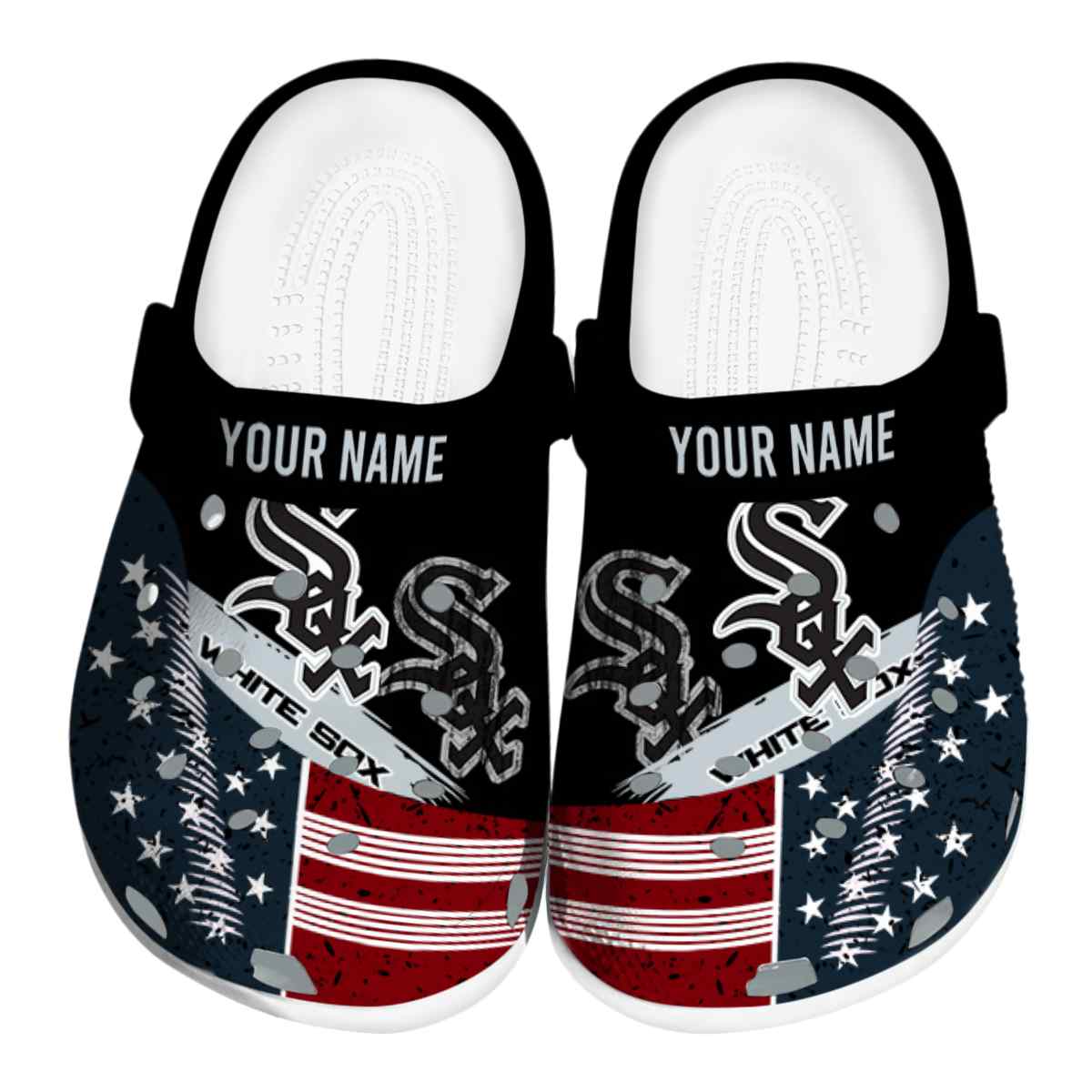 footwearmerch chicago white sox mlb sport crocs crocband clogs shoes comfortable for men women and kids e7ns7
