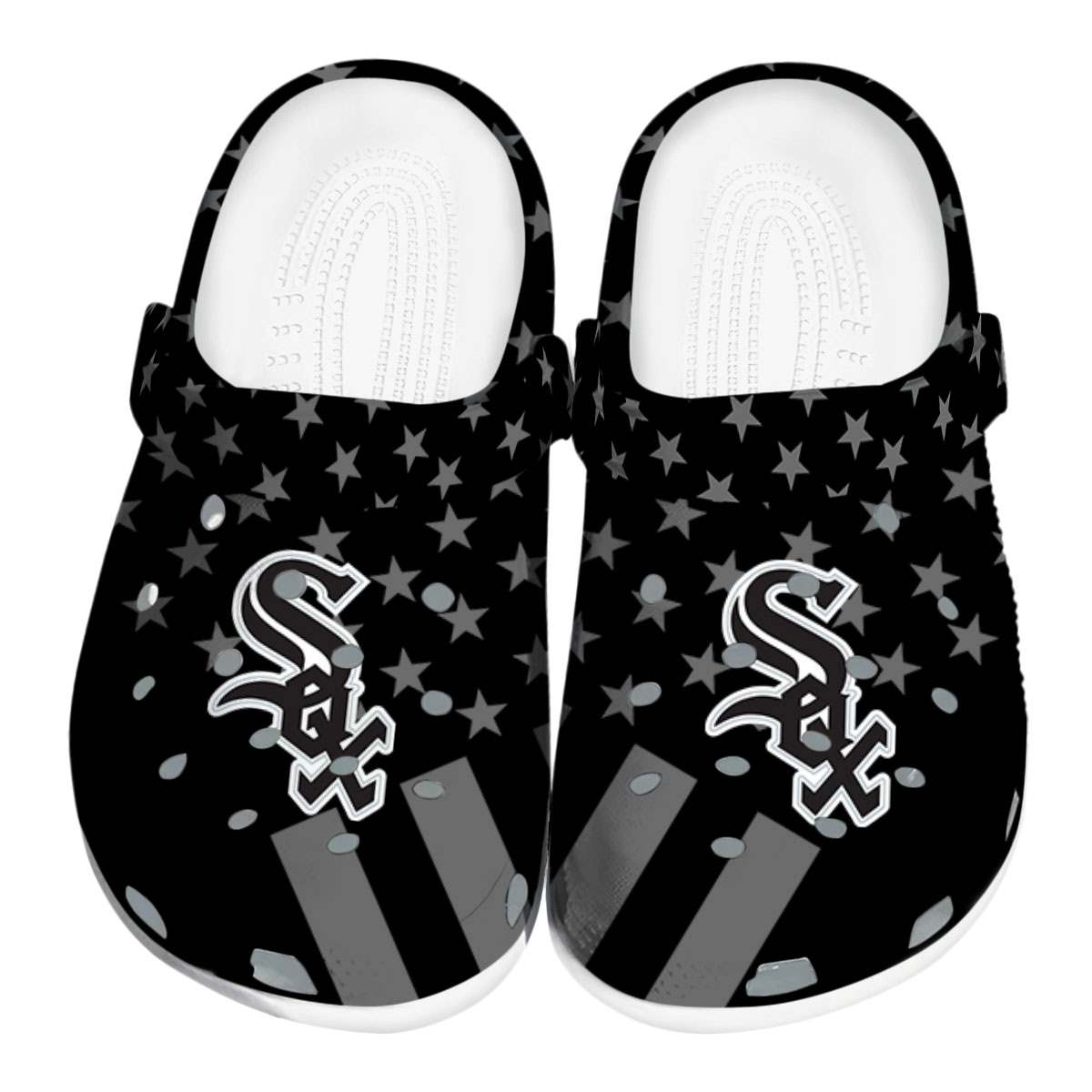footwearmerch chicago white sox mlb sport crocs crocband clogs shoes comfortable for men women and kids iapnl