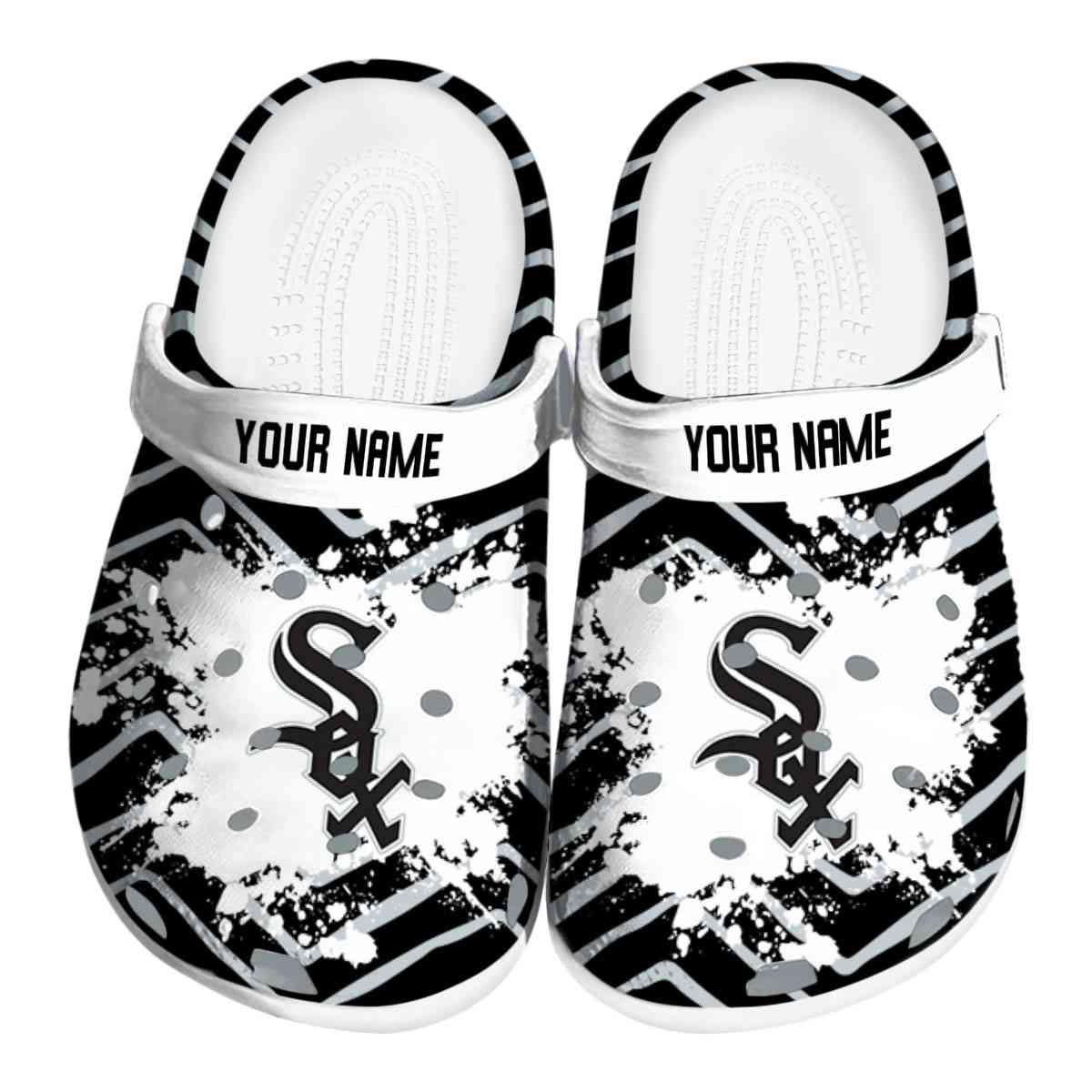 footwearmerch chicago white sox mlb sport crocs crocband clogs shoes comfortable for men women and kids mptm2