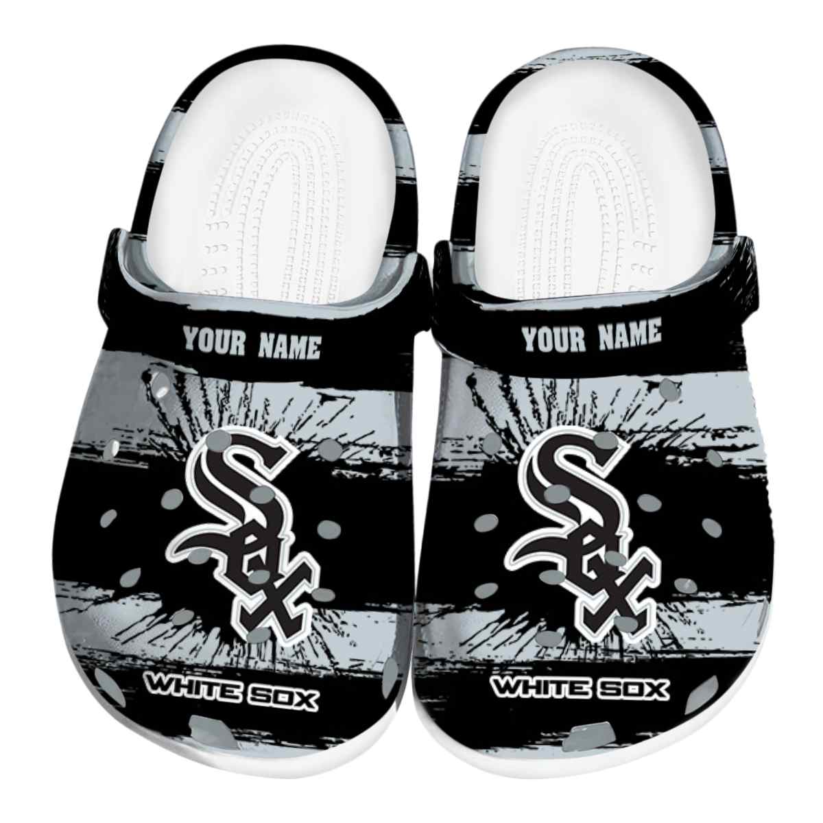 footwearmerch chicago white sox mlb sport crocs crocband clogs shoes comfortable for men women and kids xpa2e