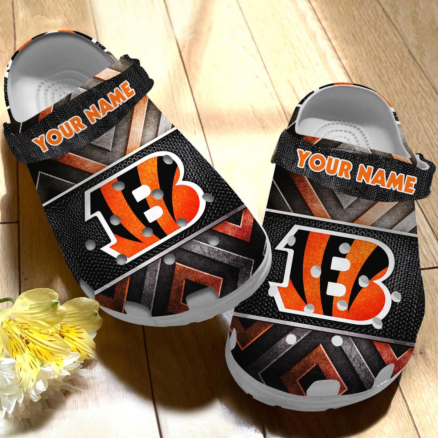 footwearmerch cincinnati bengals nfl sport crocs crocband clogs shoes comfortable for men women and kids 4qi51