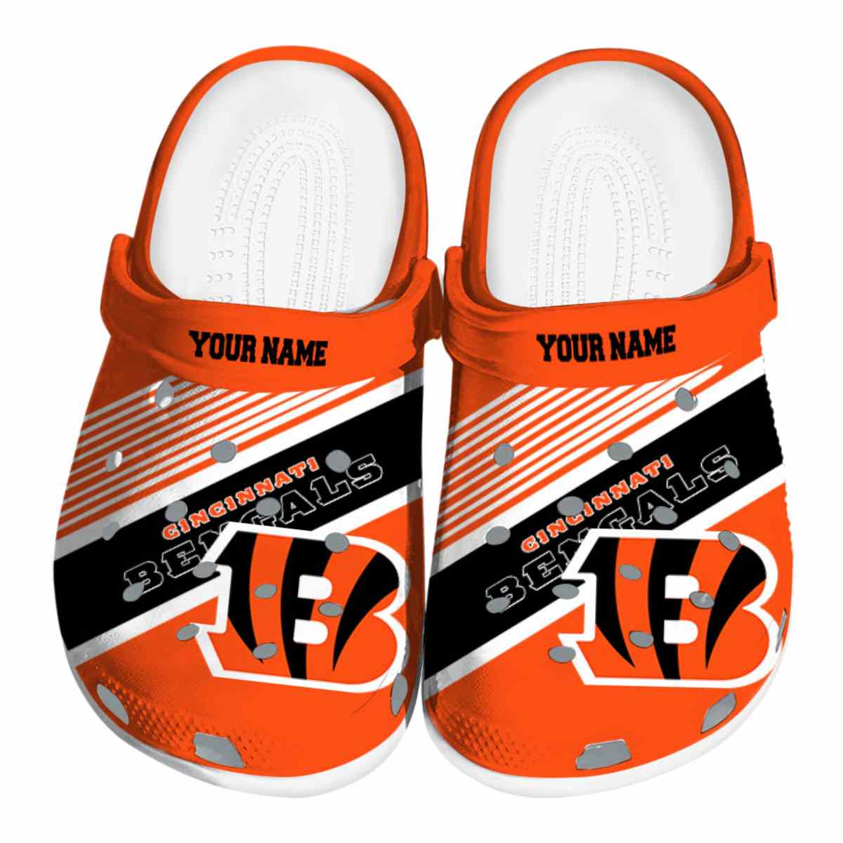 footwearmerch cincinnati bengals nfl sport crocs crocband clogs shoes comfortable for men women and kids bezk5