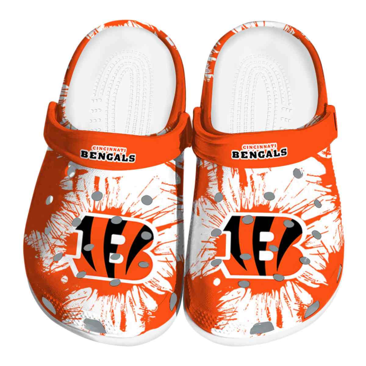 footwearmerch cincinnati bengals nfl sport crocs crocband clogs shoes comfortable for men women and kids djtkc