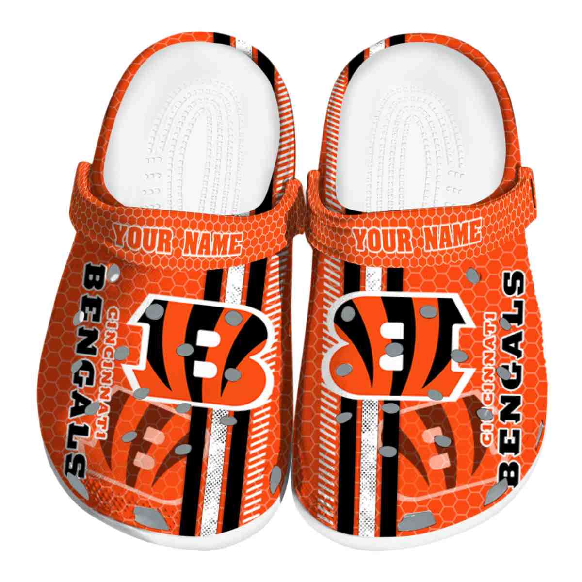 footwearmerch cincinnati bengals nfl sport crocs crocband clogs shoes comfortable for men women and kids dnimw