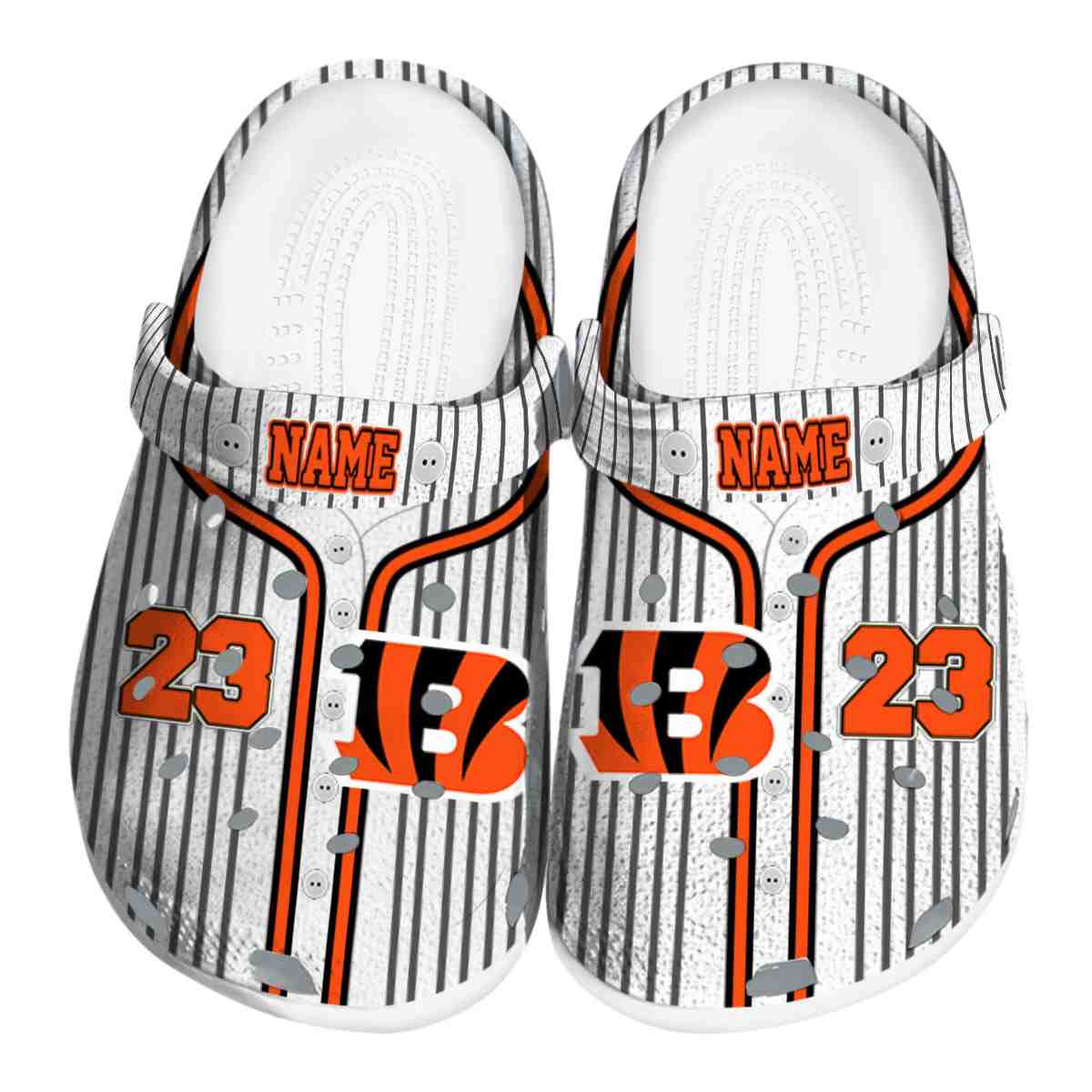 footwearmerch cincinnati bengals nfl sport crocs crocband clogs shoes comfortable for men women and kids eoiy5