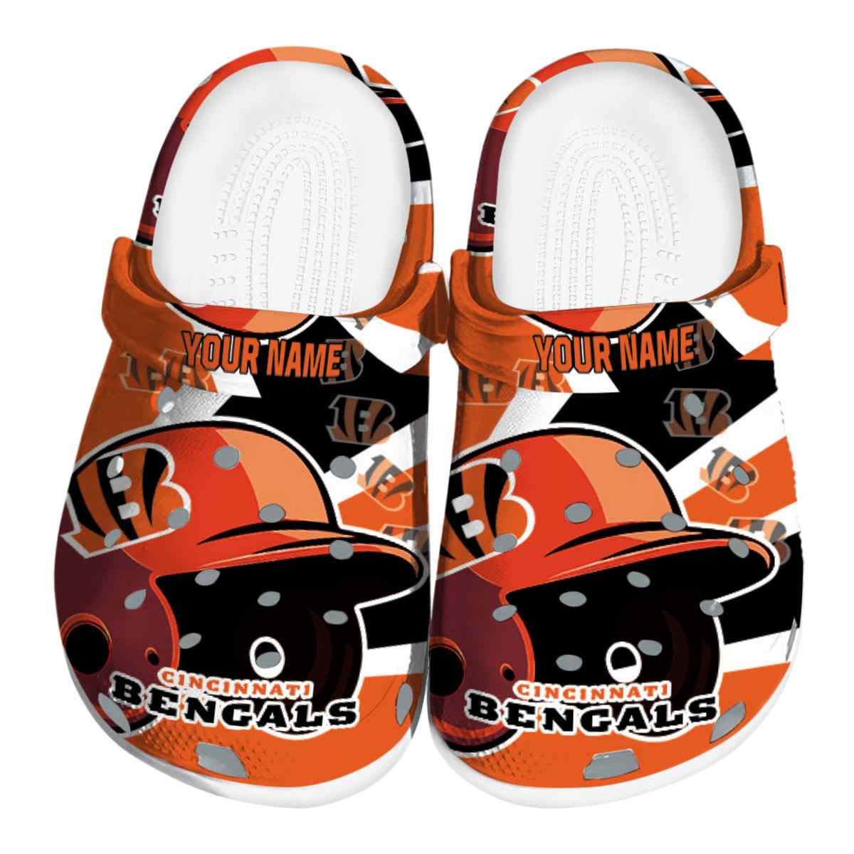 footwearmerch cincinnati bengals nfl sport crocs crocband clogs shoes comfortable for men women and kids fkz0o