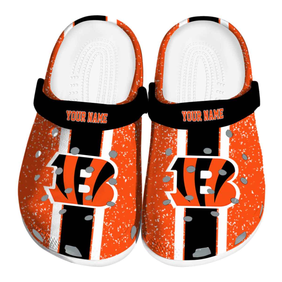 footwearmerch cincinnati bengals nfl sport crocs crocband clogs shoes comfortable for men women and kids h3zis