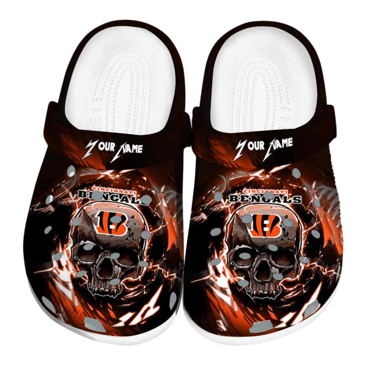 footwearmerch cincinnati bengals nfl sport crocs crocband clogs shoes comfortable for men women and kids redwf