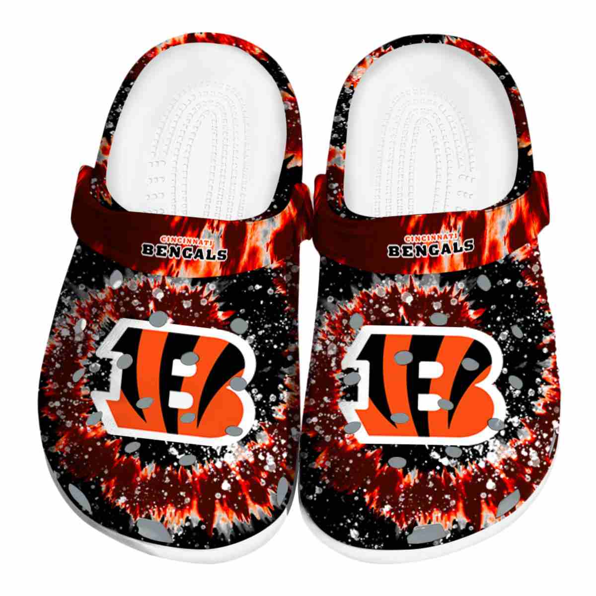 footwearmerch cincinnati bengals nfl sport crocs crocband clogs shoes comfortable for men women and kids ycdjd