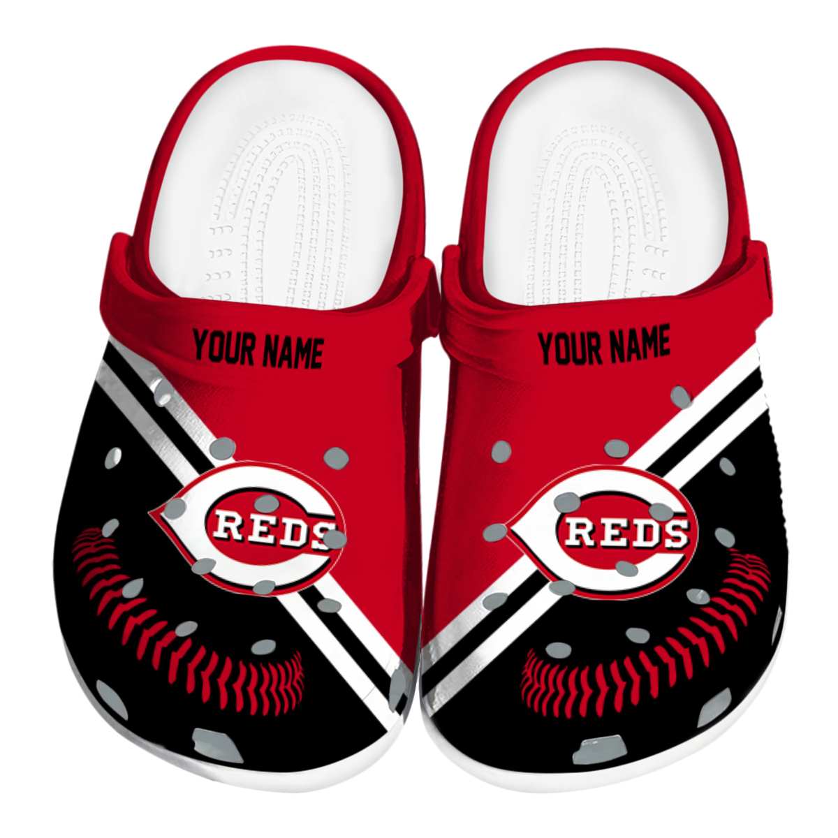 footwearmerch cincinnati reds mlb sport crocs crocband clogs shoes comfortable for men women and kids 5zw7z