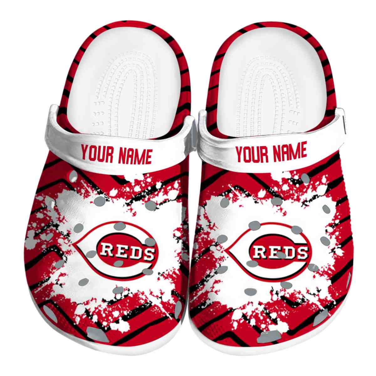 footwearmerch cincinnati reds mlb sport crocs crocband clogs shoes comfortable for men women and kids lpnbs