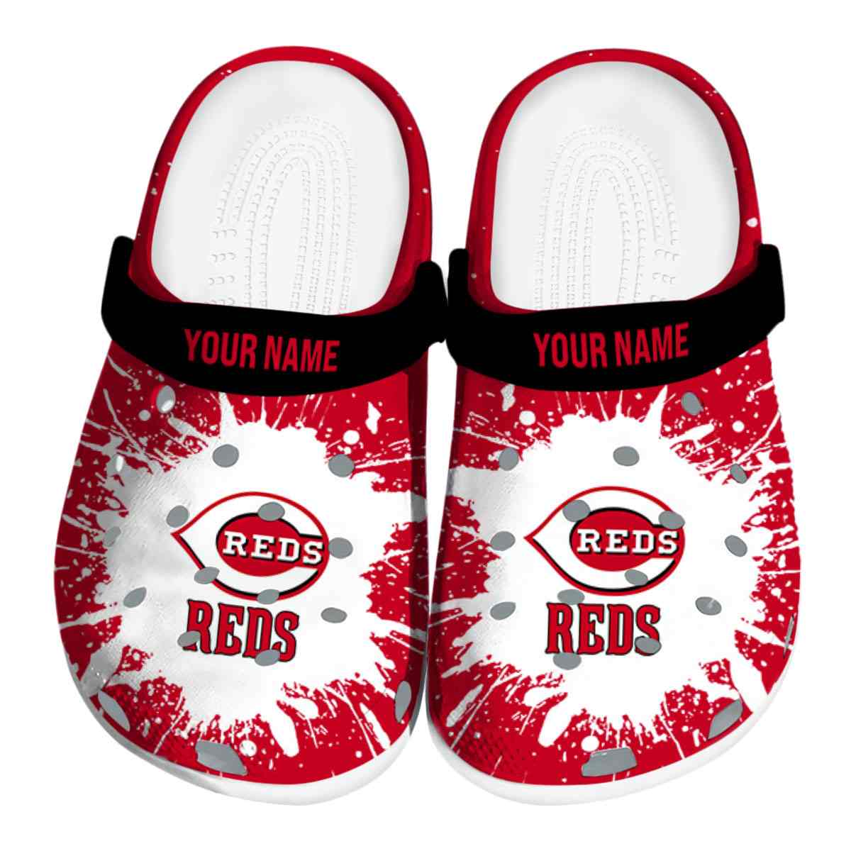 footwearmerch cincinnati reds mlb sport crocs crocband clogs shoes comfortable for men women and kids pj30g