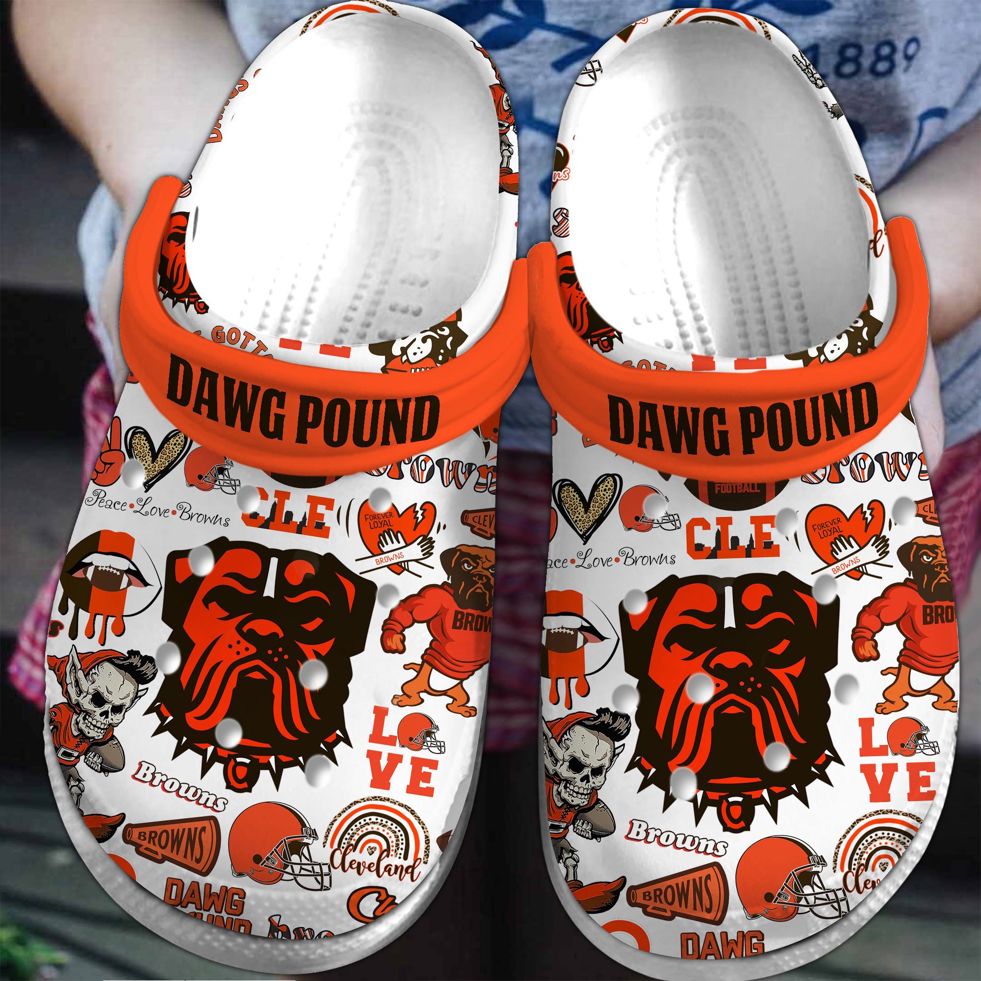 footwearmerch cleveland browns nfl sport crocs crocband clogs shoes comfortable for men women and kids 2q3wl