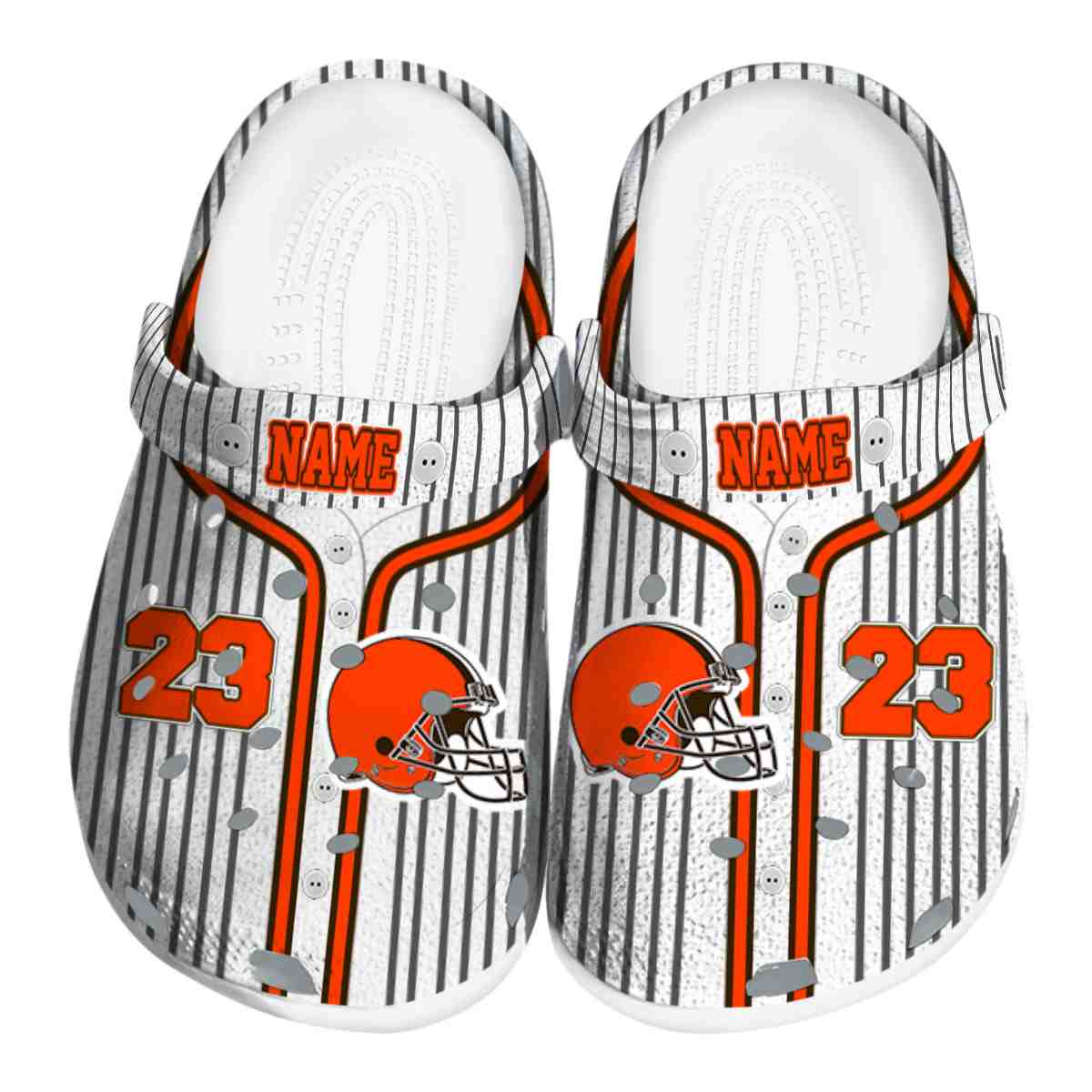 footwearmerch cleveland browns nfl sport crocs crocband clogs shoes comfortable for men women and kids a6lir