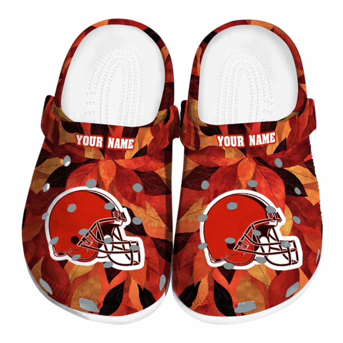 footwearmerch cleveland browns nfl sport crocs crocband clogs shoes comfortable for men women and kids d3qrn