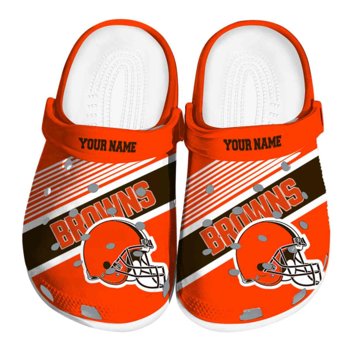 footwearmerch cleveland browns nfl sport crocs crocband clogs shoes comfortable for men women and kids l9uwb