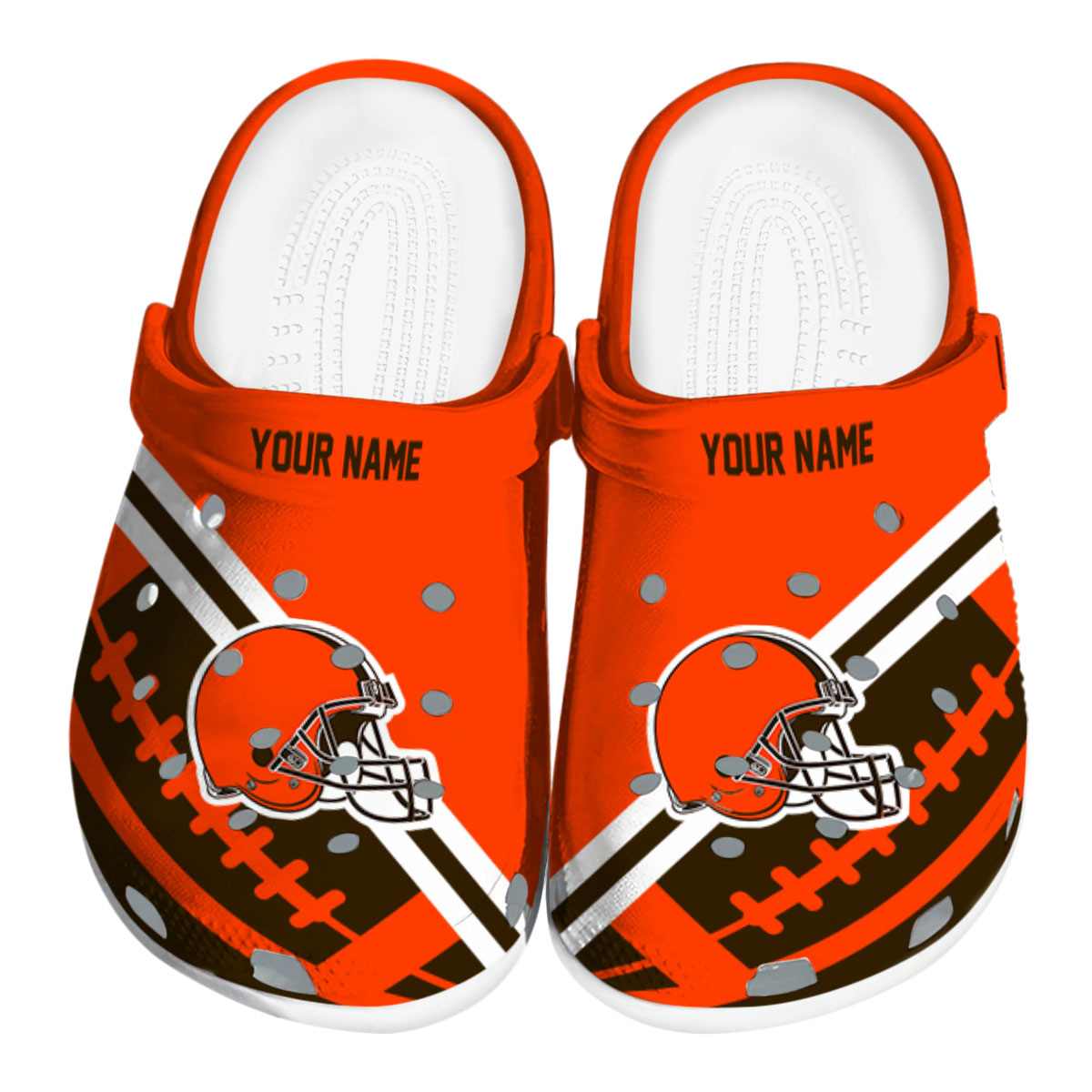 footwearmerch cleveland browns nfl sport crocs crocband clogs shoes comfortable for men women and kids lpig6