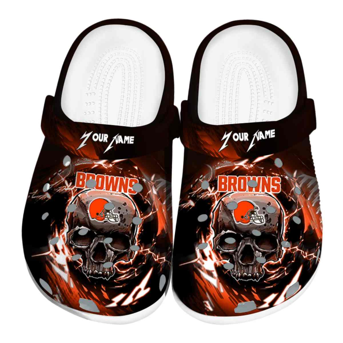 footwearmerch cleveland browns nfl sport crocs crocband clogs shoes comfortable for men women and kids nlkhh