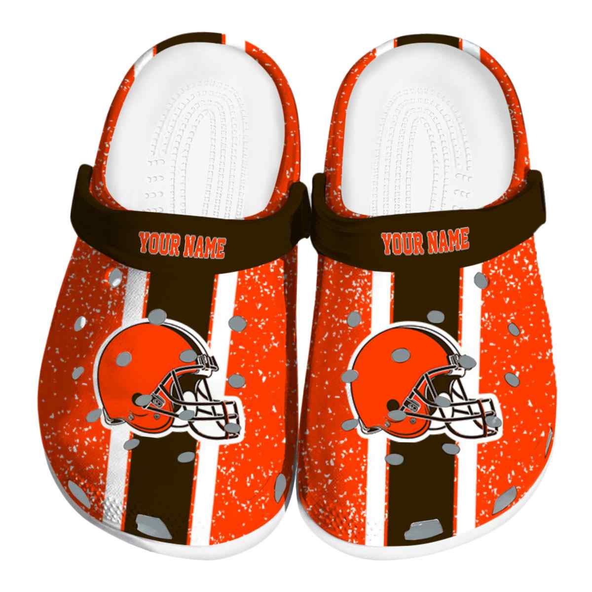 footwearmerch cleveland browns nfl sport crocs crocband clogs shoes comfortable for men women and kids nudzb